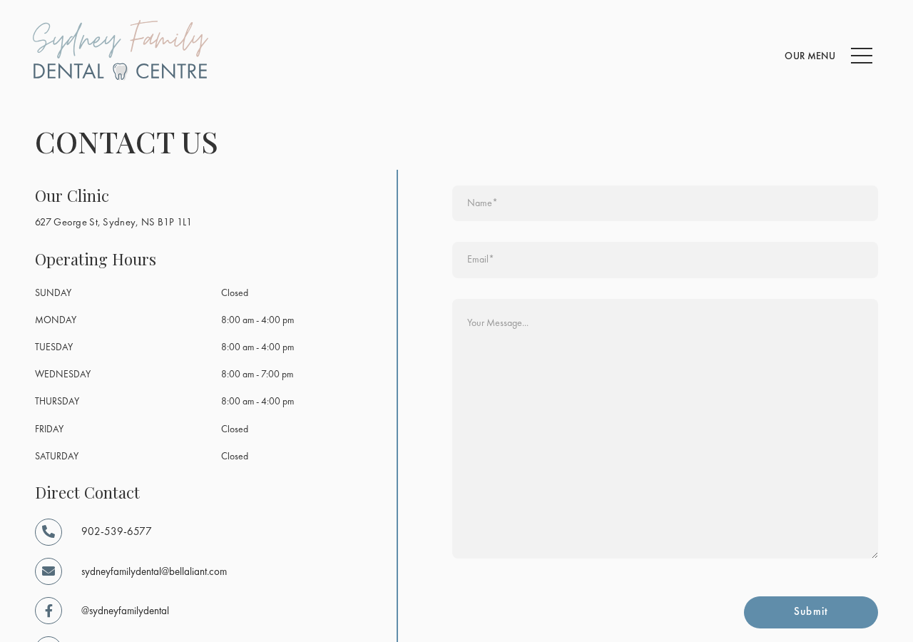 Screenshot of Contact Us | Sydney Family Dental Centre