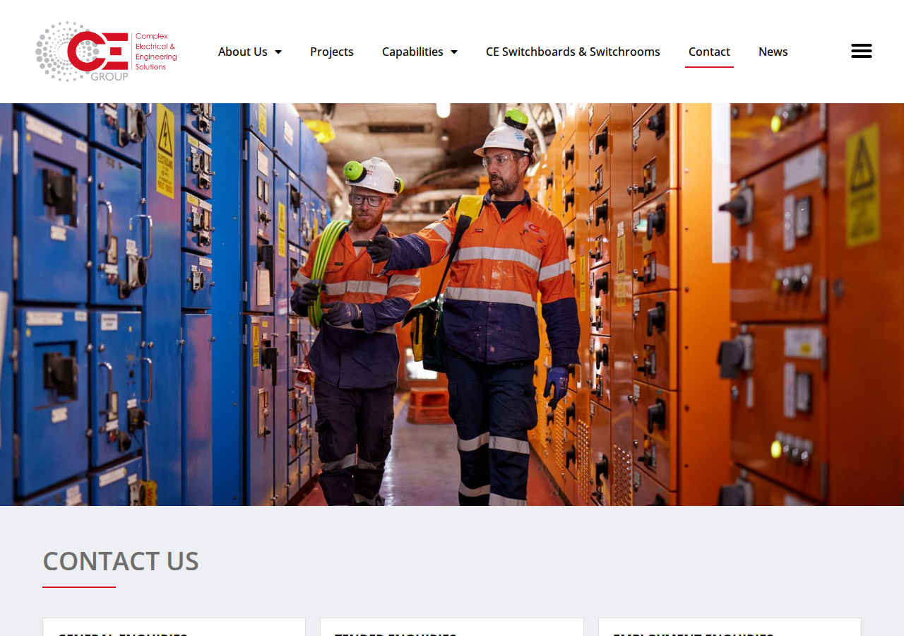 Screenshot of Contact - CE Group