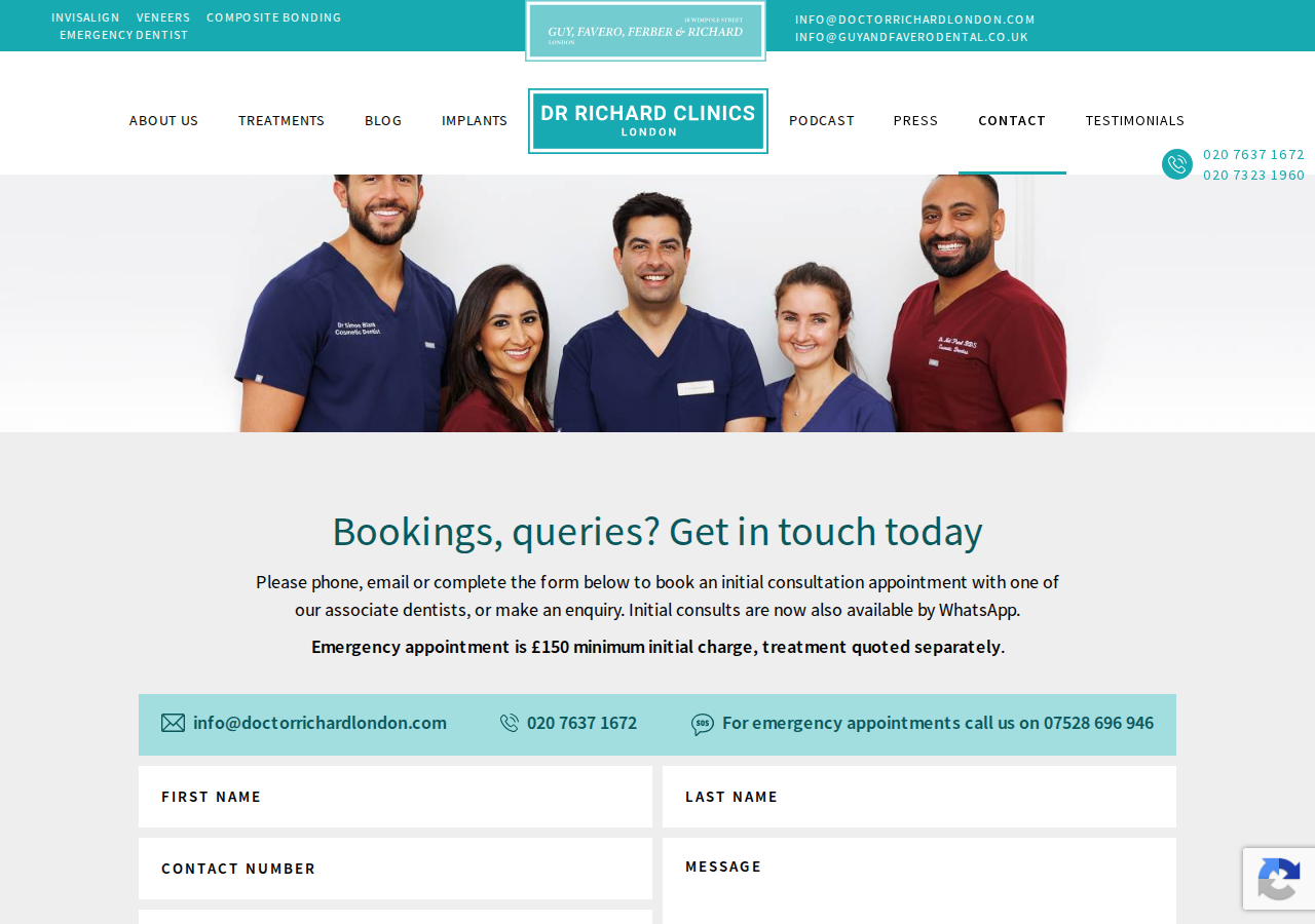 Screenshot of Contact the 5 Star Celebrity Dentist | Dr.Richard Clinics