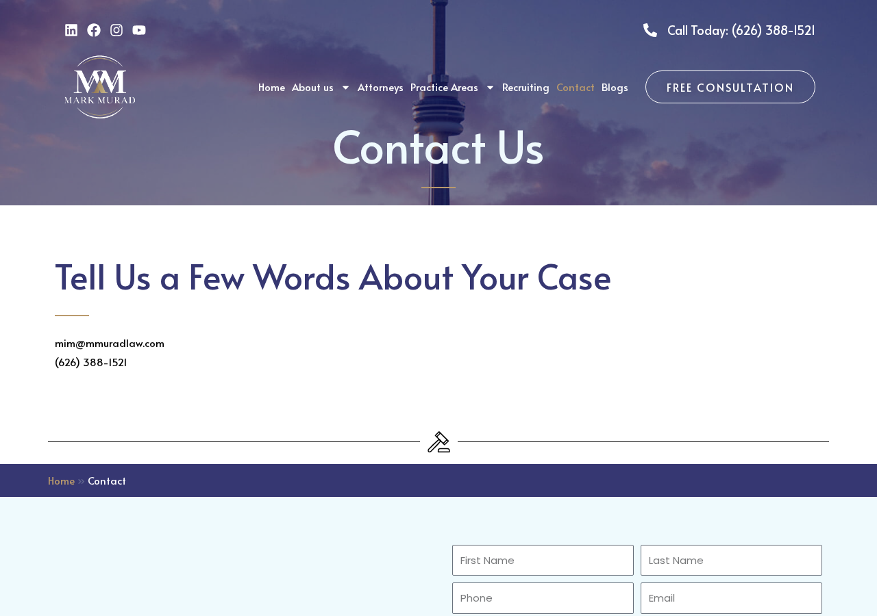 Screenshot of Contact Us | Law Offices of Mark Murad25. Law