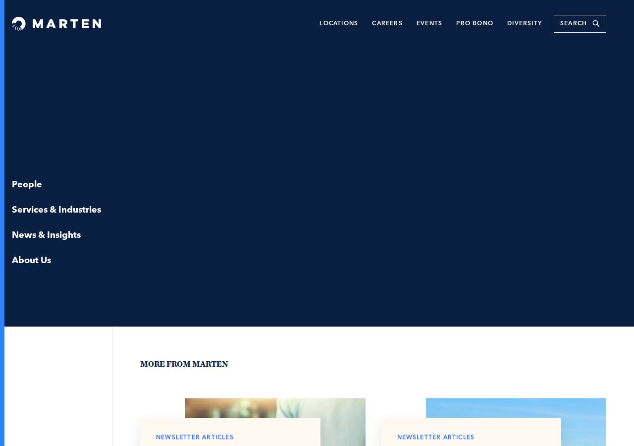 Screenshot of Homepage - Marten Law