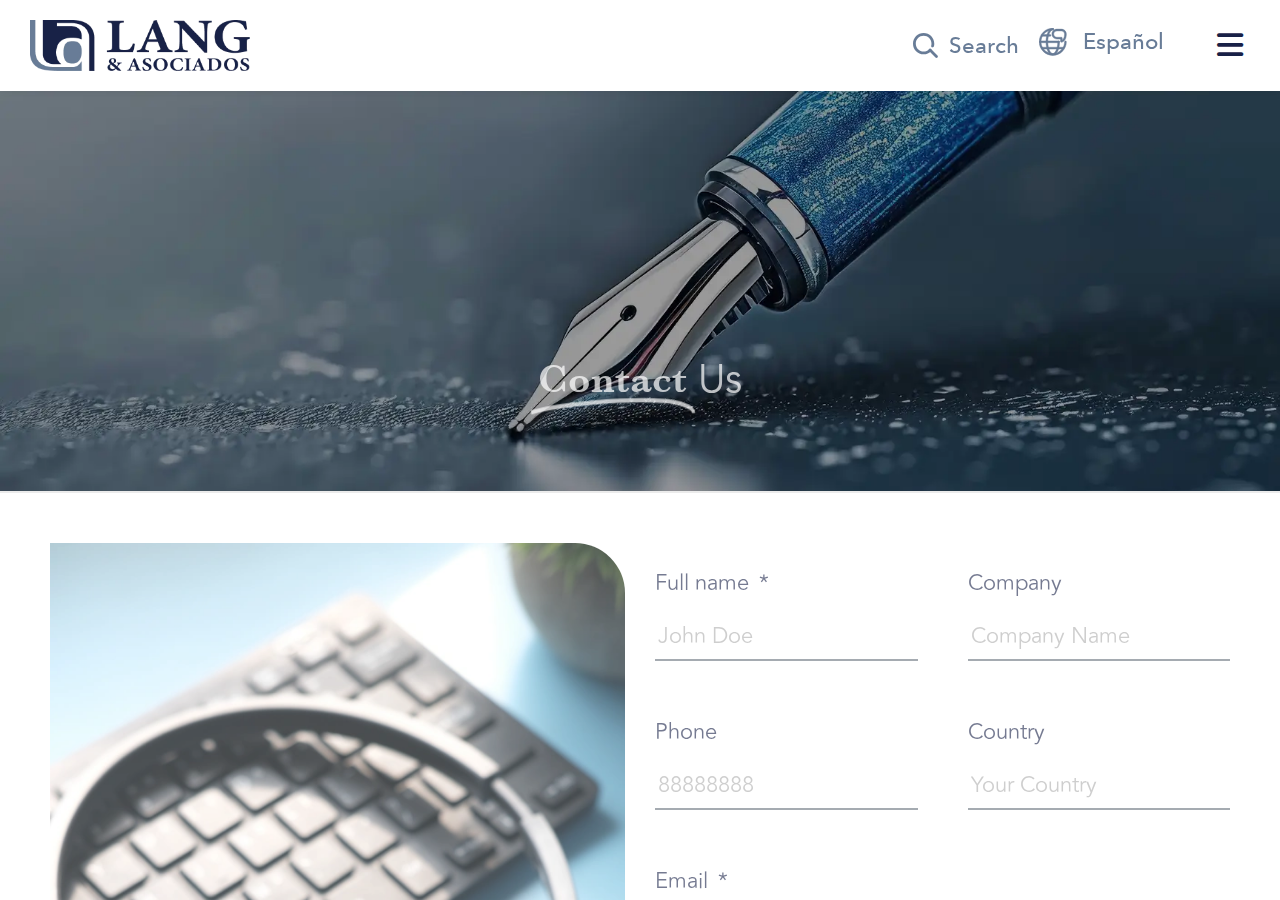 Screenshot of Contact Lang & Asociados - Costa Rica Law Firm