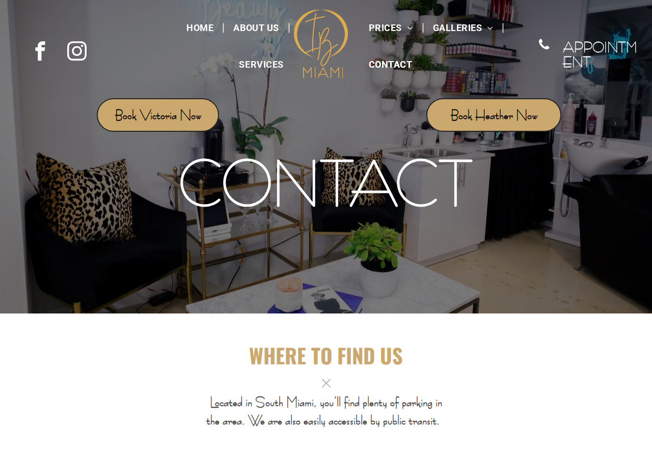 Screenshot of Contact Iconic Beauty Miami Salon | Located in South Miami, Florida
xArtboard 1