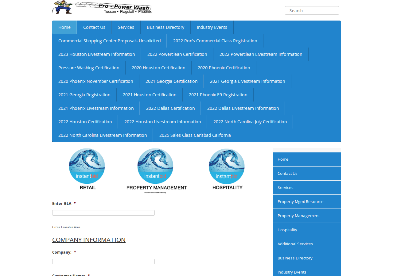 Screenshot of Pressure ,Washing, Service, Company, Phoenix, Arizona , - Pro Power Wash