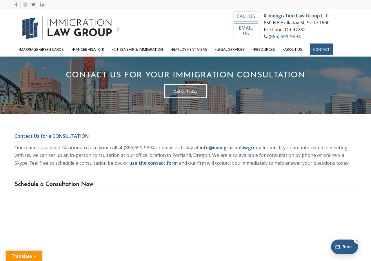 Screenshot of Contact Us - Immigration Law Group, LLC | Get Your Consultation